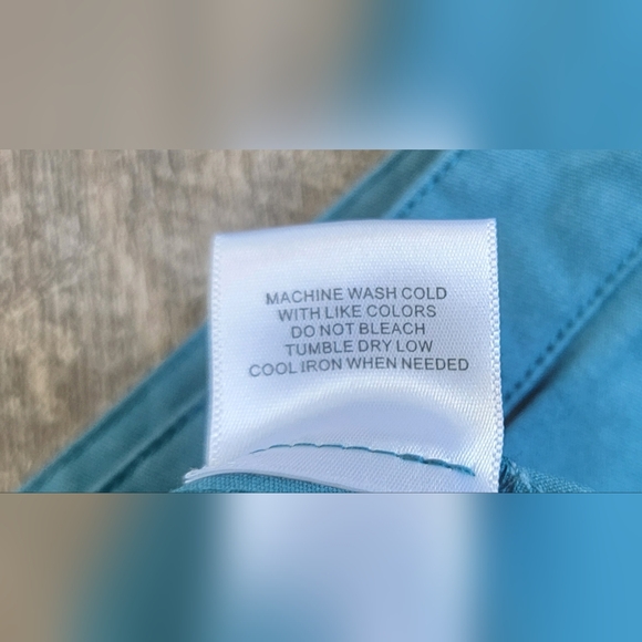 ModCloth A Line Pannel Pleated Skirt Women's M Robin's Egg Blue Hidden Pockets - Picture 6 of 9